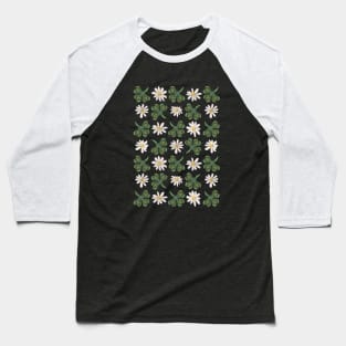 Clovers and daisies Baseball T-Shirt